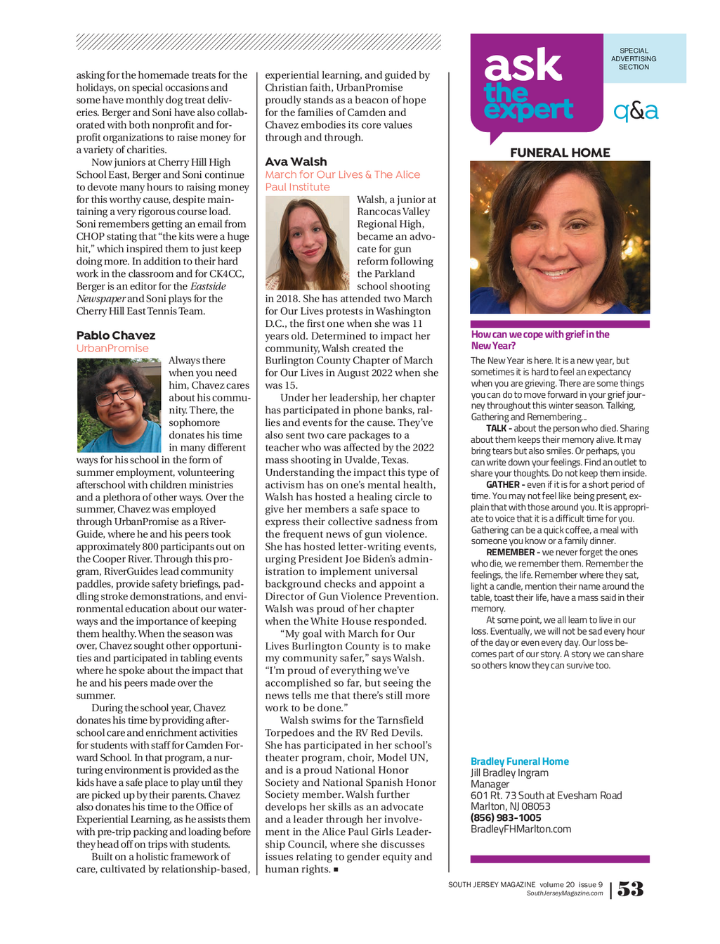 South Jersey Magazine Marlton / Medford Issue 9 (December 2023)