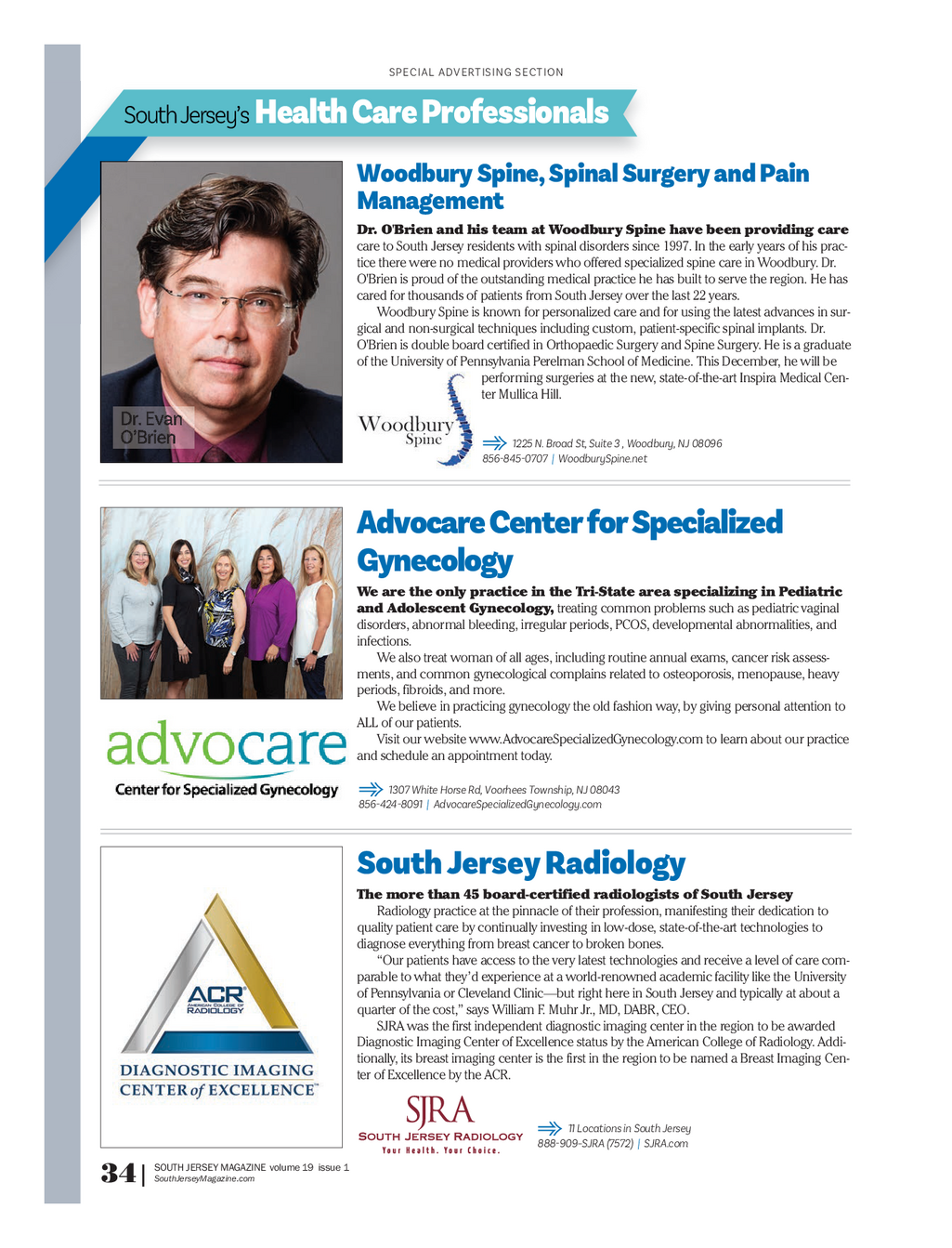 South Jersey Magazine - Gloucester County / Newsstand - Issue #1 (April  2022)