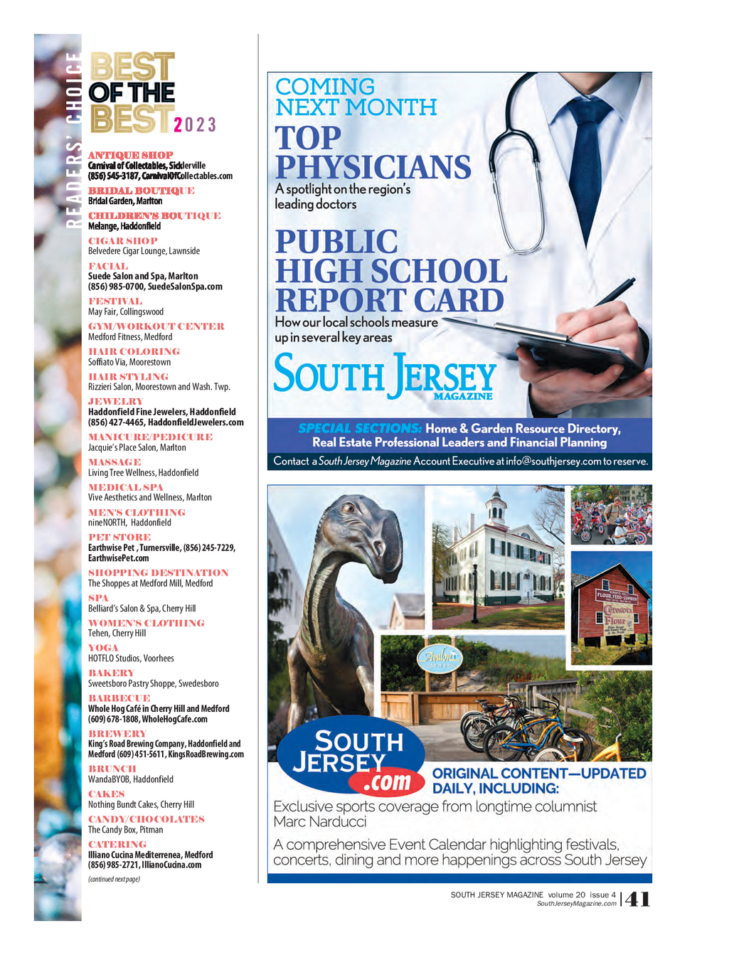 South Jersey Magazine Gloucester County / Newsstand Issue 4 (July